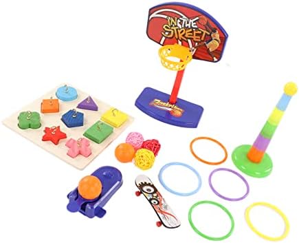 Top 5 Puzzle Toys for Intelligent Birds That Will Challenge Their Minds 4 KUIDAMOS Parrot Bird Toys Set, Basketball Intelligent Relieve Anxiety Puzzle Bird Toys Stacking for Parakeets
