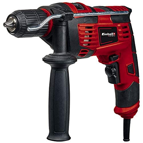 Einhell Schlagbohrmaschine TC-ID 720/1 E (720 W, 44800 min-1 Schlagzahl, 13 mm-Schnellspannbohrfutter, Rechts- und Linkslauf, Dauerlaufarretierung, Zusatzhandgriff, inkl. 8-tlg. Steinbohrer-Satz) – Bild 3