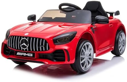 Carro Eletrico Mercedes Amg Gtrcom Controle Remoto 12V4.5Ah Verme...