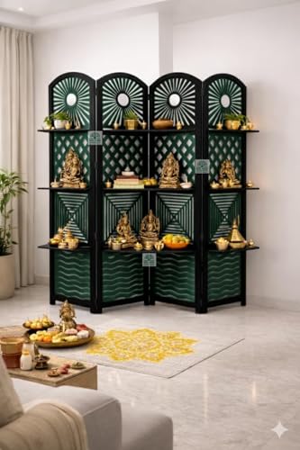 Image of 4 Panel Room Divider partition