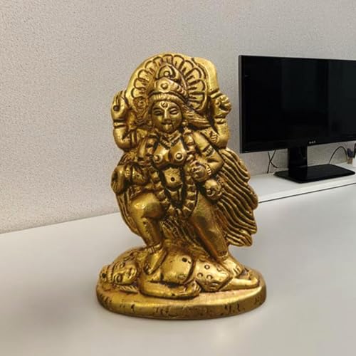 Estatua de Diosa Kali de Bronce 2.5 pulg. miniatura 6