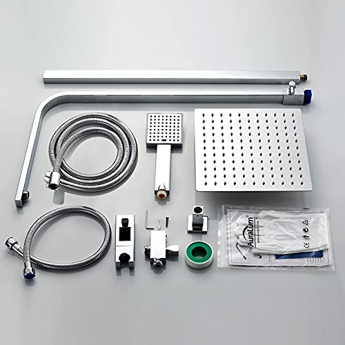 Auralum Colonna Doccia Acciaio Inox con