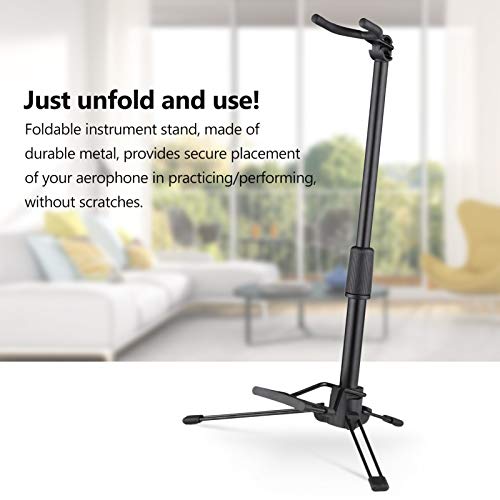 image for summina Foldable Digital Wind Instrument Stand Adjustable Metal Aeroph