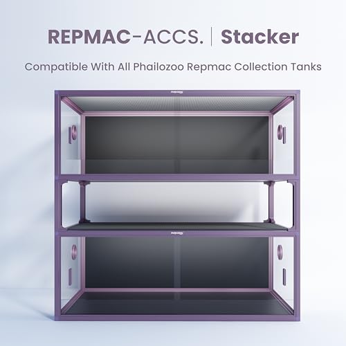 Image of Phailozoo Reptile Tank Stackers V2, 10 inch Reptile Terrarium Accessories Spacers, ONLY for Phailozoo Collection 50 /85 /120 Gallon Reptile Tanks 4Pcs