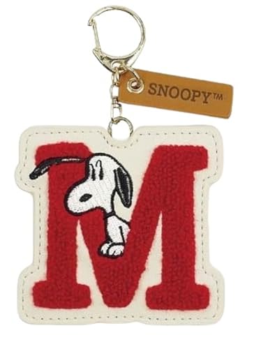 マリモクラフト SNOOPY スヌーピー サガライニシャルキーホルダー M スヌーピー 約W84×H75×D4mm以内 SPCQ-393