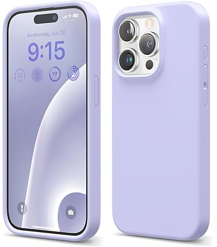 Image of Aa TrendX Silicon Case Cover Compatible with iPhone 13 Pro Max Case Cover | Slim Fit Silicone Back Case for iPhone 13 Pro Max /Camera Protection /Hard Edge /Premium Back Case Cover / (Purple)