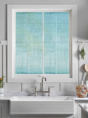 Película Decorativa para Ventanas Privadas Teal 17.7x78.7 in miniatura 2