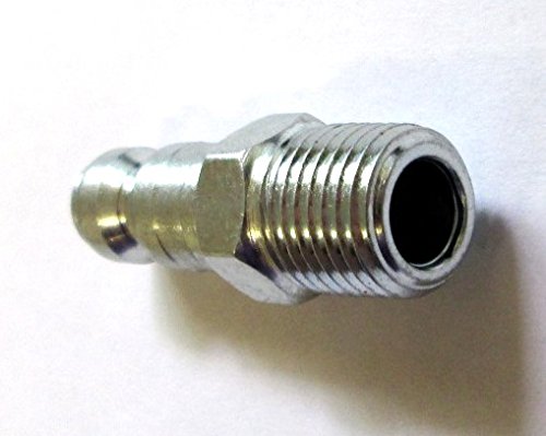 QC CP01 - Steel Parker/Tru-Flate Style 1/4'' Pneumatic Nipple 1/4'' Male Pipe Mates with C01 and C02