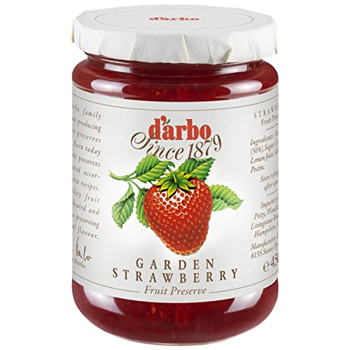 Darbo Naturrein Erdbeeren Konfitüre Extra, 450 g Glas