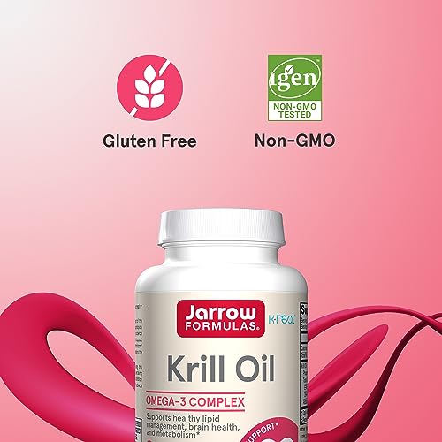 Jarrow Formulas Krill Oil Phospholipid Omega3 Complex with