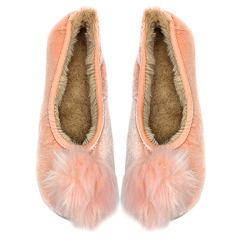ooohyeah Women’s Cute Novelty Slip On Slippers, Fuzzy Plush House Indoor Anti-Skid Slippers for Women