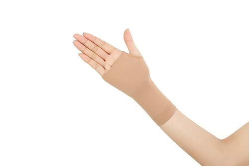 1 par de muñequeras de compresión para túnel carpiano para hombres y mujeres (L, negro)