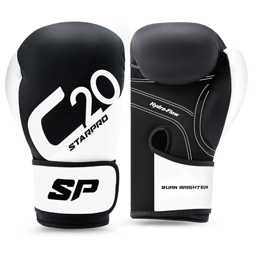 Starpro | C20 Boxhandschuhe & Box Pratzen für Harte Schläge & schnelles K.O. | Boxhandschuhe Männer, Boxhandschuhe Damen, Box Handschuh Herren Set, Boxen Sport, Box Training, Box Handschuhe
