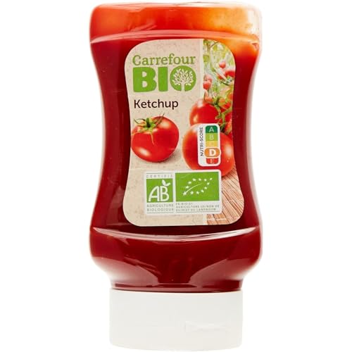 Ketchup bio sans conservateur Carrefour | Sauce tomate saine enfants