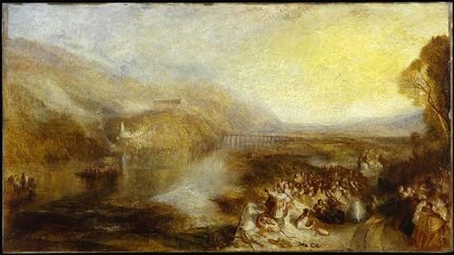 Toile Arts Turner L'ouverture Del Wallhalla Toile Artistique Haute Qualité pour Grand Salon