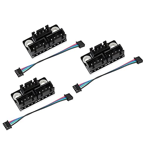 Lysee 3D Printer Parts & Accessories - PPYY-3Pcs 3D Printer Stepper Motor Parallel Module with Cable Dual Z Axis Dual Z Motor for Lerdge 3D Printer Board - (Color: Black)