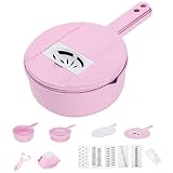 1. Materiales de alta calidad: la picadora de verduras está equipada con un recipiente de polipropileno de alta calidad, no tóxico, duradero, práctico y duradero. La hoja reemplazable es de acero inoxidable de alta calidad, no se oxida, afilada y práctica, adecuada para el uso diario en la cocina y el comedor.
