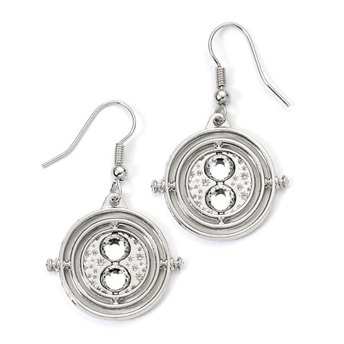 Harry Potter Time Turner Unisex Pendiente Plateado Aleación de