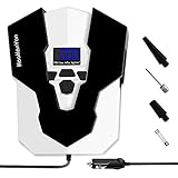 HaoHanYan Air Compressor Pump, 12v DC Car Pump for Tires, Portable Digital Auto Tire Inflator for Car, Bicycles, Other Sports Equipment(black)