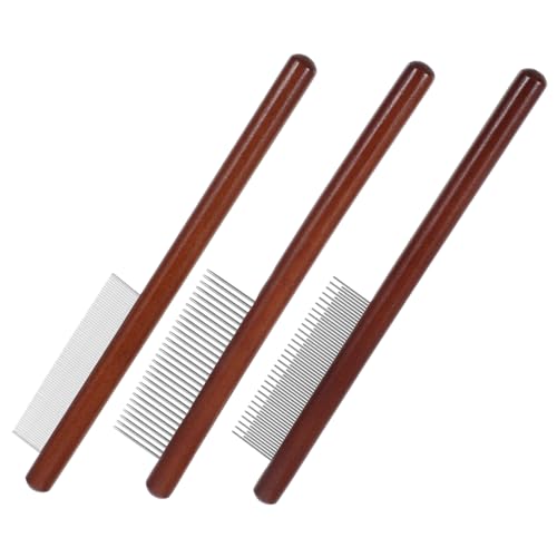 Vicasky 3er Katzen und Hundekamm Fellpflege