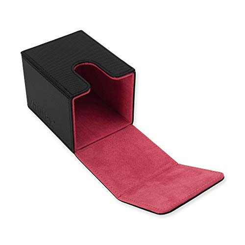 Vault X Premium Exo-Tec Trading Card Deck Box - Large Size For 80+ Sleeved Cards - Pvc Free Card Holder For Tcg (Electric Pink) #TOP4