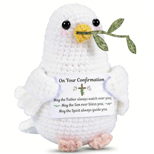 Confirmation Crochet Dove Gift