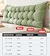 XZLZMYP Rückenkissen Lesekissen Für Bett Sofa Langes Rechteck Rücken Kissen Stützkissen Couchkissen Groß Rückenstützkissen Mit Abnehmbarem Bezug Wandkissen,J,90x10x50cm