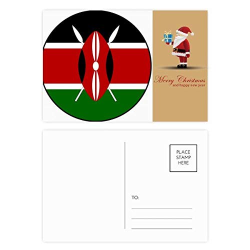 Cartes postales Kenya et emblème national pour décorer un carnet de voyage