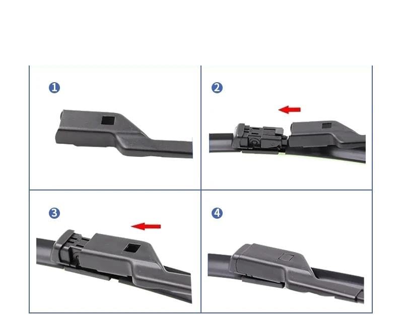 Braccio E Spazzola Tergicristallo Posteriore C42019 - Per Skoda Rapid, Fabia 3, Octavia 3, Seat Toledo (2012-2021)