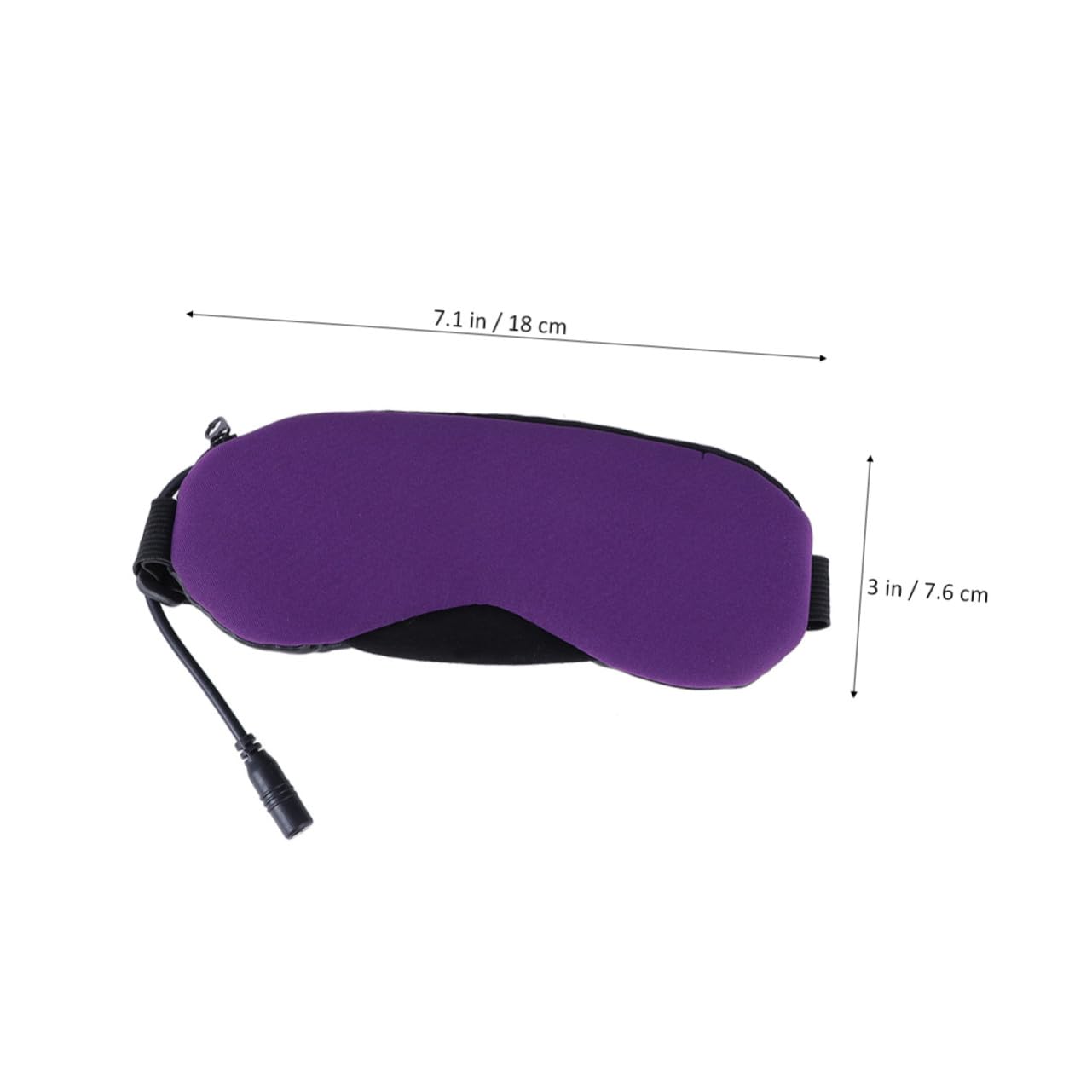 Maschera Occhi Vapore USB Unisex con Impacco Freddo Caldo per Dormire con Blocco Luce Totale e Spegnimento Automatico Minuti Rilassante per Casa Ufficio e Viaggio Senza Profumo