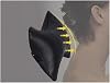 Auto Vehicle Neck Pillow Orthopedic Travel 2 Pieces Black
