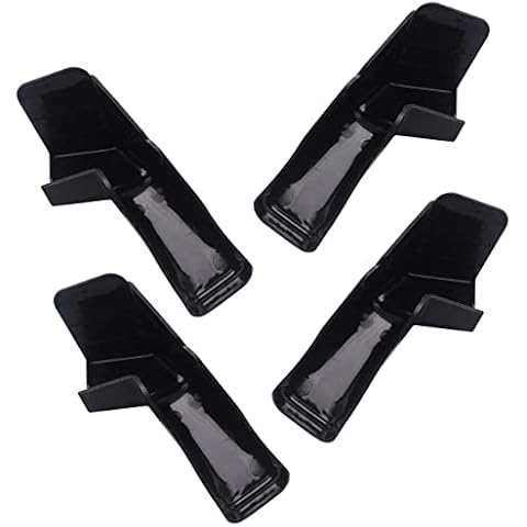 Safoner RV Gutter Spout Rainwater Extenders | Guides Rainwater Away, Actively Reduces Dirt and Black Streaks on Your RV | Preserving Your RV Exterior | Includes 2 Left & 2 Right Units | Black Cover