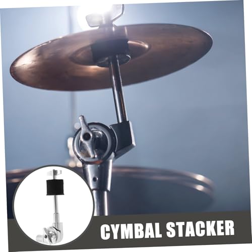 Soporte apilador para platillos de batería, con conector metálico y almohadillas de fieltro, accesorio para percusión fácil de instalar miniatura 7