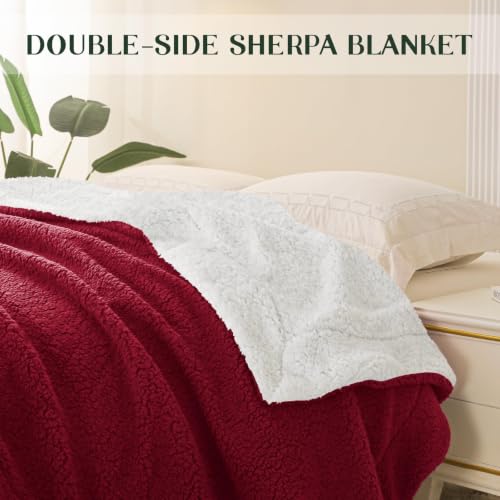 Exclusivo Mezcla Decke Kuscheldecke, Beidseitige Dicke Fleecedecke Plüschdecke für Bett und Sofa… – Ansicht 5