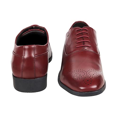 Image of Metro Men Brogue Leather Shoes