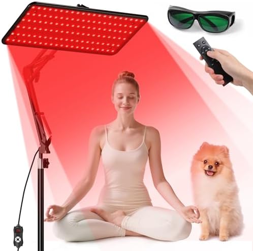 Morfone Red Light Infrared Lamp with Wireless Magnetic Remote - T...