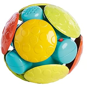 Bright Starts Wobble Bobble Activity Ball Toy, Ages 3 Months+