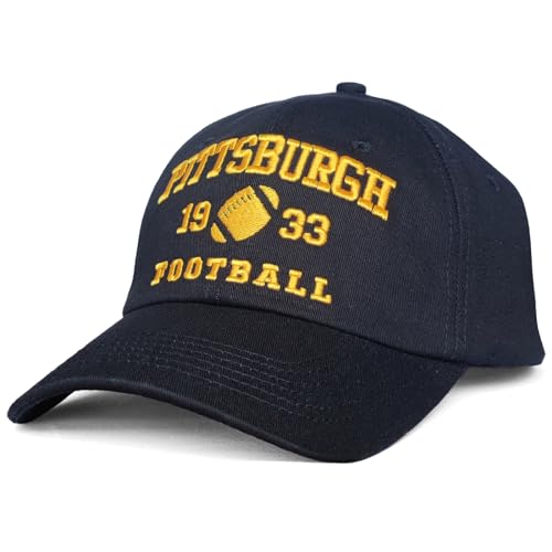 Football Fans Embroidered Hat for Men Women Sport Fans Classic US Cities Adjustable Baseball Cap