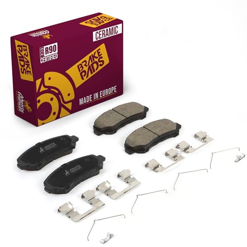 Metrix Premium Chassis Parts - Front Ceramic Disc Brake Pad Set D1374-D1338 Fits Nissan Juke, Maxima, Rogue, Rogue Select, Sentra, Suzuki Kizashi, Made in Europe
