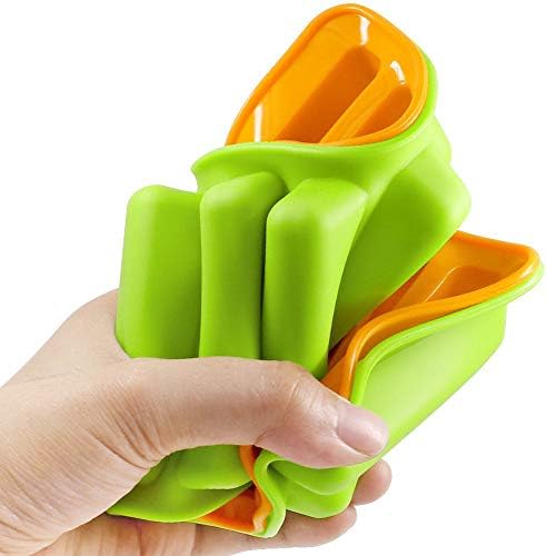 Silicone Ice Stick Tray Set - 4 Packs, 40 Ice Sticks for Small Mouth Sport Water Bottles, Bottled Soda - Classic Color