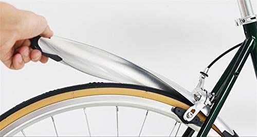 Błotnik rowerowy,błotnik rowerowy 700C rower szosowy przedni tylny błotnik Retro rower kolarski błotnik rowerowy praktyczne części rowerowe srebrny czarny
