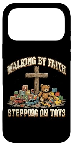 Walking By Faith Stepping On Toys �N���X�`���� �}�} �X�}�z�P�[�X iPhone 17 Pro Max �p