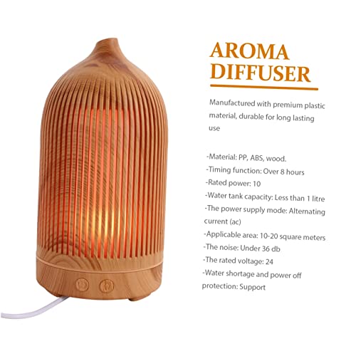 Diffuseur huiles essentielles portable pour bureau et maison avec LED colorée - 4