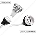 JRing 10 Pcs GU10 Soportes Para lámparas Downlighter de Alimentación y Bloque...