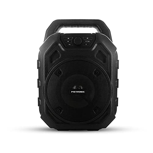 Enceinte Mini High Power Bluetooth Metronic 477188 audio portable noire avec micro inclus - 2