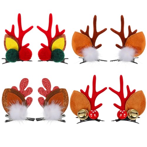 Pinces à cheveux de Noël POPETPOP pour fixer les mèches des enfants sans douleur pendant les fêtes