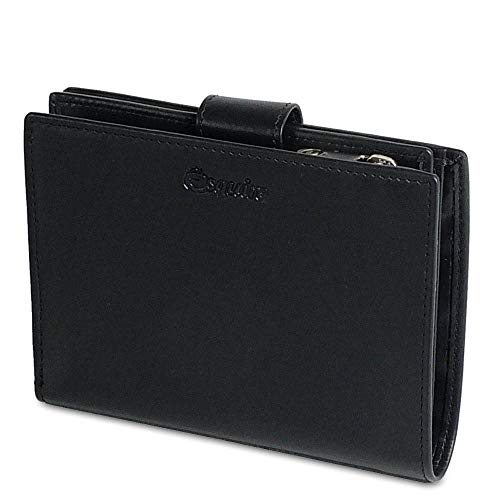 Preisvergleich Produktbild Esquire, Damenbörse mit RV, 1262 02 New Silk, Geldbörse, schwarz (00)