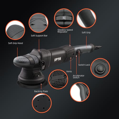 SPTA 5-Inch Dual Action Polisher