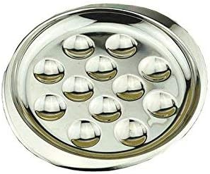 Miniatura 2 de Mengbaobao Escargot - Juego de comedor con 12 agujeros de caracol, 4 tenedores de acero inoxidable