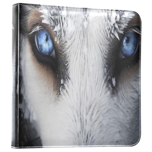 Álbum de fotos adhesivo DIY Scrapbook con funda de cuero PU, diseño de impresiones, encuadernado de 3 anillos, 40 páginas, tamaño 11.8 x 11.2 pulgadas miniatura 1